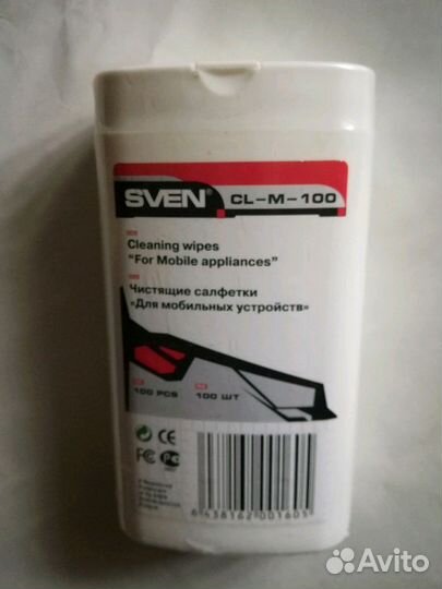 Чистящие салфетки sven CL-M-100