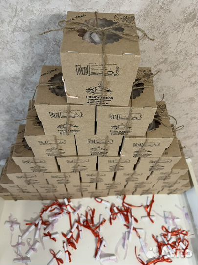 Декор из гипса и свечи