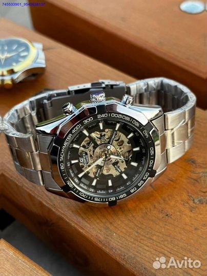 Механические наручные мужские часы скелетоны (Арт