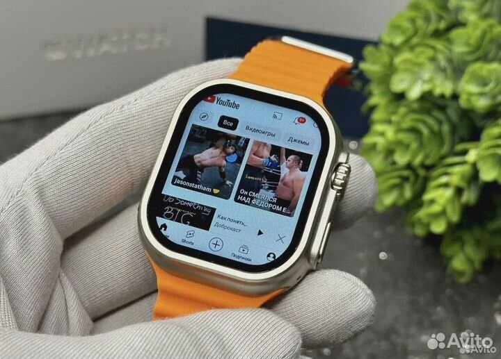 Apple Watch Ultra (Android, игры, ютуб, месенджеры