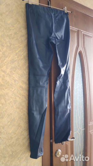 Кожаные лосины бу