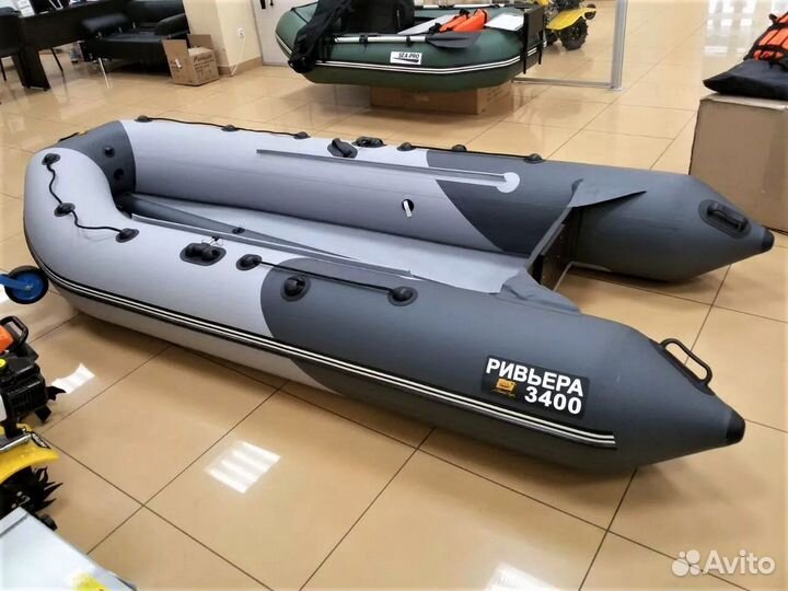 Лодка пвх Ривьера Компакт 3400 ск 