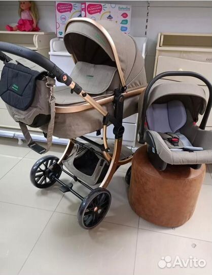 Коляска 3в1 luxmom 601A