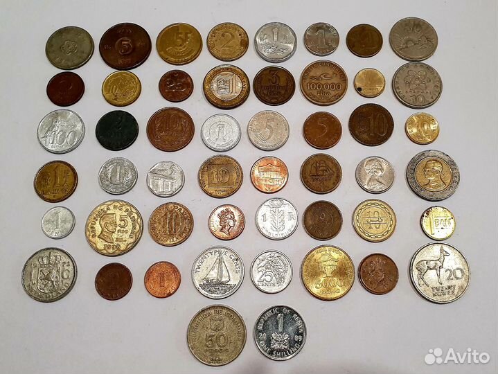 Монеты разных стран (иностранные)