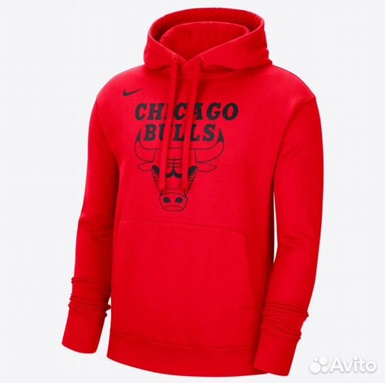 Толстовка худи Nike NBA Chicago Bulls