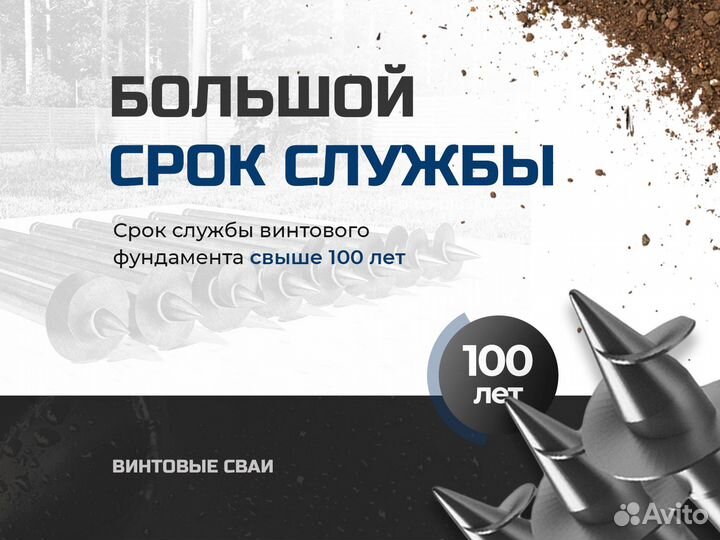 A89. Винтовые сваи 89х2000. Производство. Монтаж