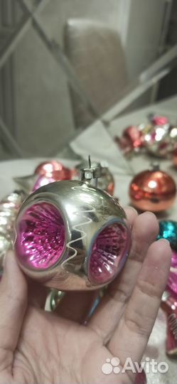 Лот елочных игрушек СССР