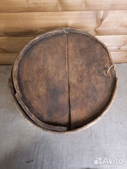 Короб Лубяной С Крышкой для Хранения Муки 19в 3