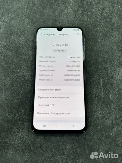 Samsung A40 (4/64Gb)