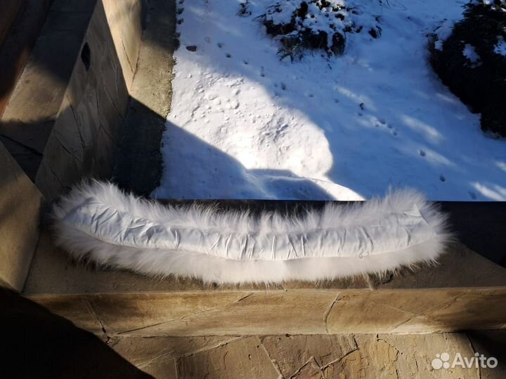 Меховой воротник из енота