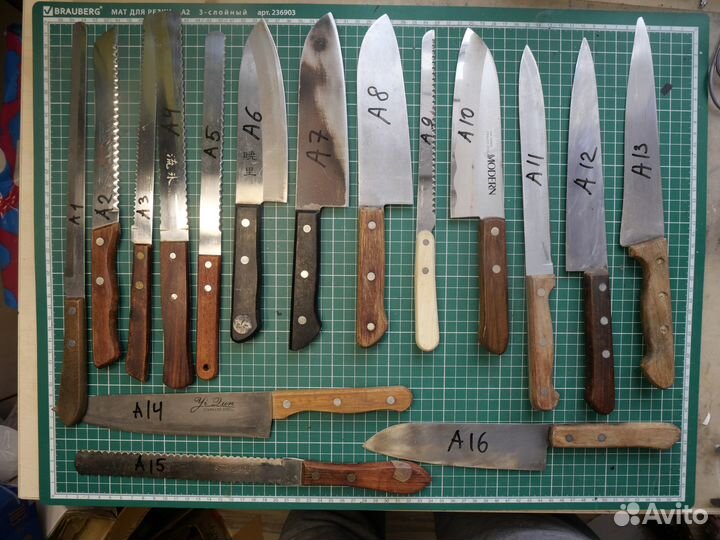 Кухонные ножи из Японии. Лот А 