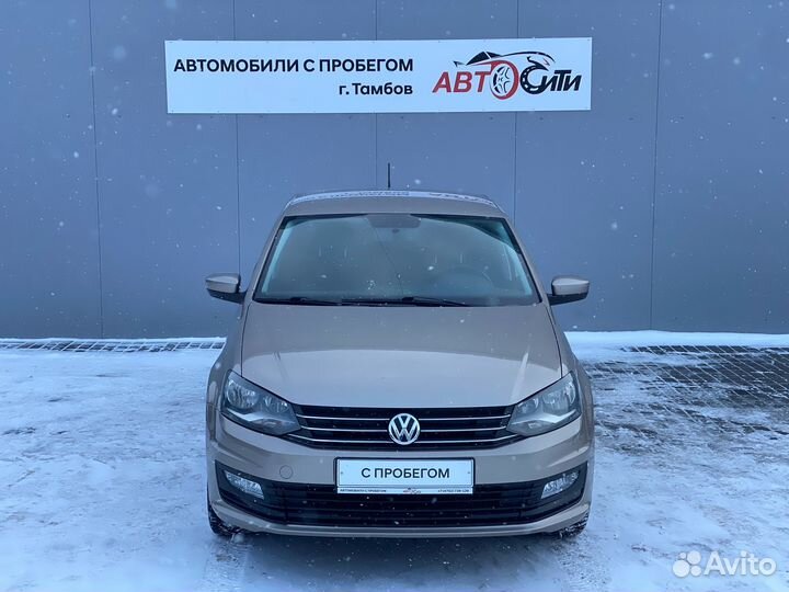 Volkswagen Polo 1.6 AT, 2015, 131 000 км