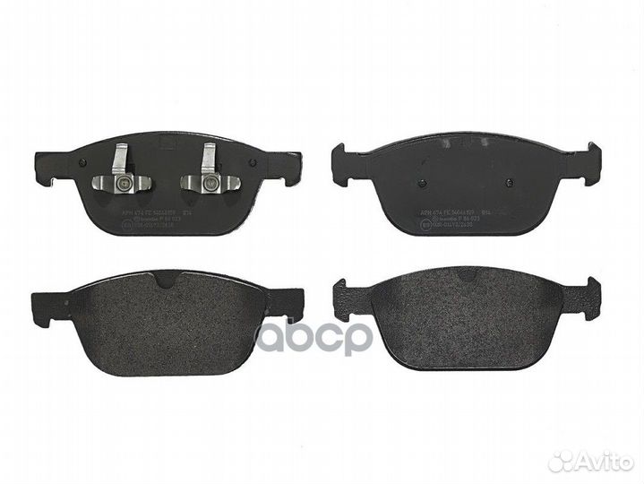 Колодки пер. volvo XC60 2.0 T 2010 P86023 Brembo