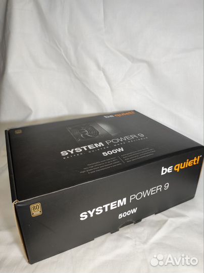 Блок питания be quiet system power 9 500w