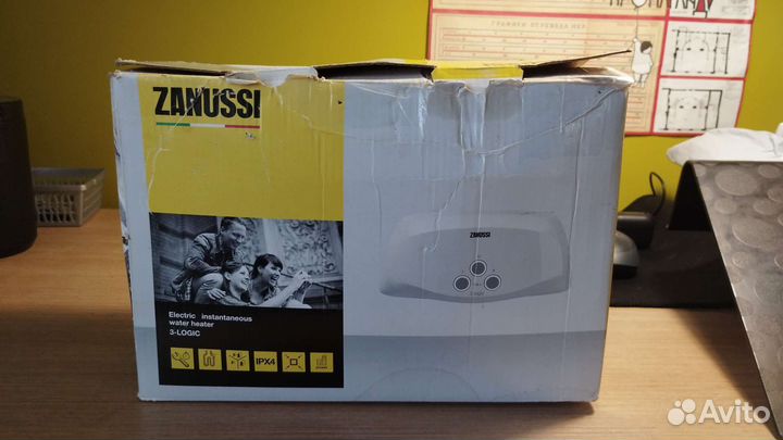 Проточный нагреватель Zanussi 3-logic