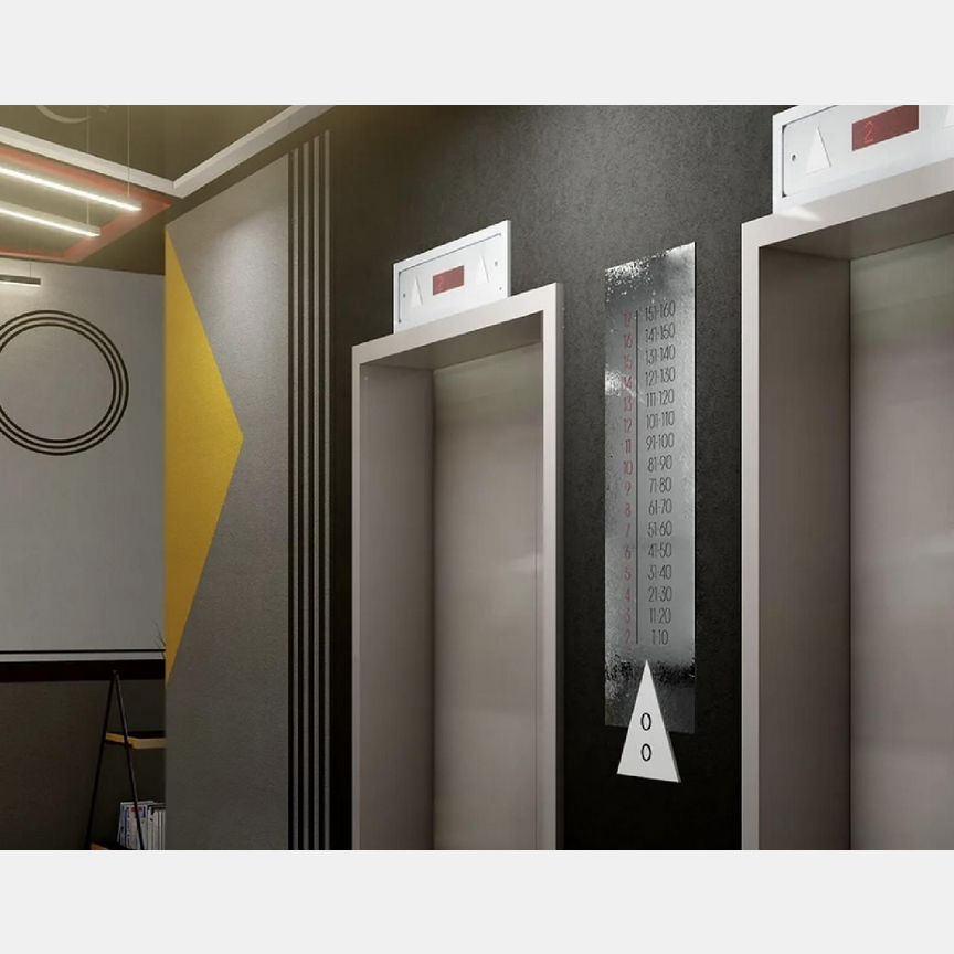 2-к. квартира, 56,8 м², 2/9 эт.