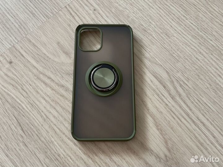 Чехол на iPhone 12 mini с магнитом и кольцом