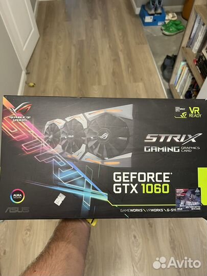 Asus GeForce 1060gtx strix