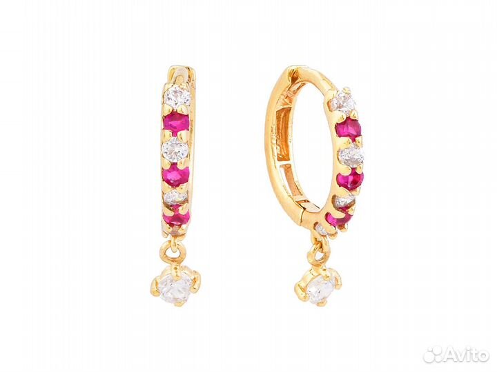 Серьги золотые