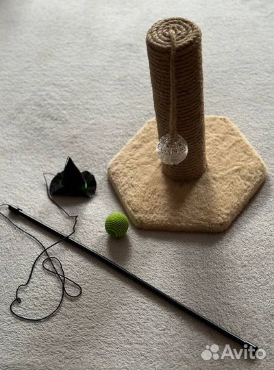 Когтеточка, игрушки для кошек