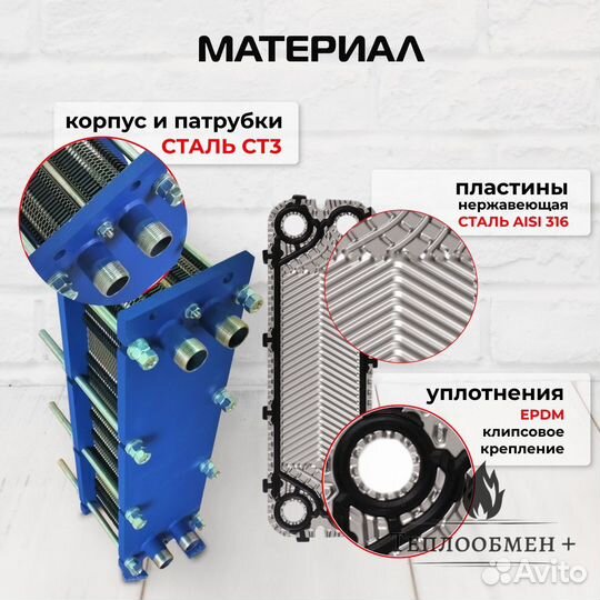 Теплообменник для отопления SN 08-58 200кВт