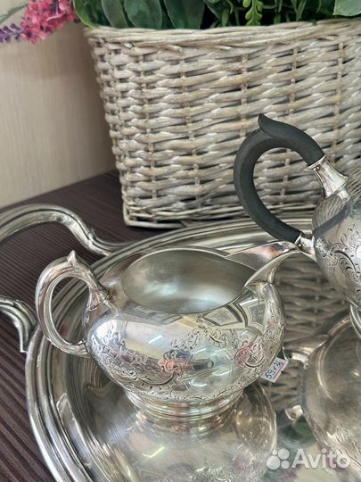 Чайный набор. Серебрение. Англия