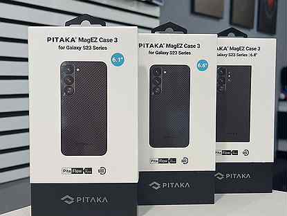 Чехол pitaka samsung s23/s23+/s23 ultra черный