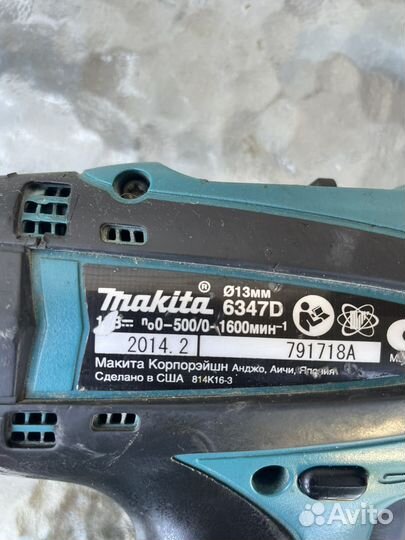 Шуруповерт makita 18v и 14 на запчасти