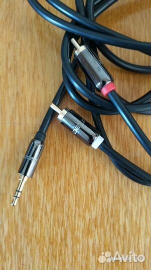 Кабель dexp 3.5 mm jack - RCA х2 черный