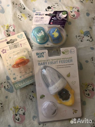 Соска пустышка avent 6 18 и ниблер