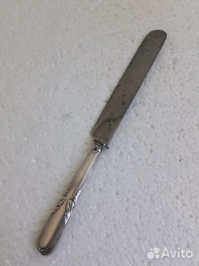 Нож антикварный серебро 84 Хлебников