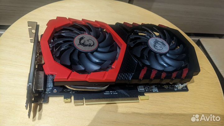 Видеокарта MSI GeForce GTX 1050 Ti gaming X