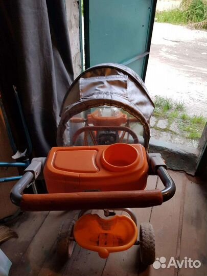 Детский велосипед бу с ручкой