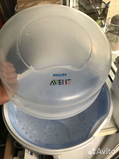 Молокоотсос Avent ручной и Стерилизатор Avent