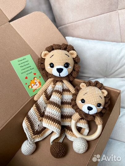 Вязаная игрушка комфортер 