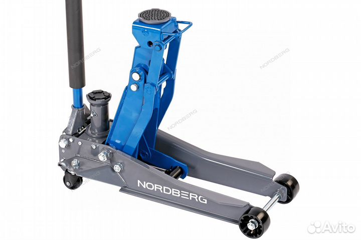 Домкрат подкатной, с изменяемой высотой подхвата