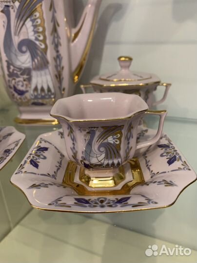 Сервиз розовый Haas & Cizek Чехия предметы