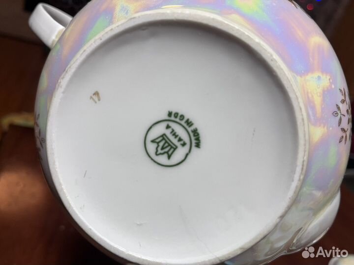 Сервис чайный Мадонна Кахла ГДР