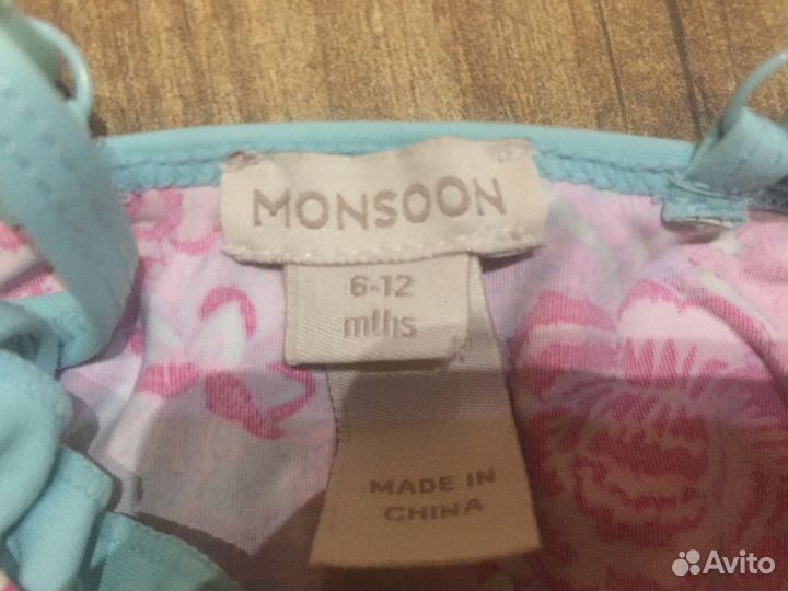 Купальник слитный на 6-12 месяцев