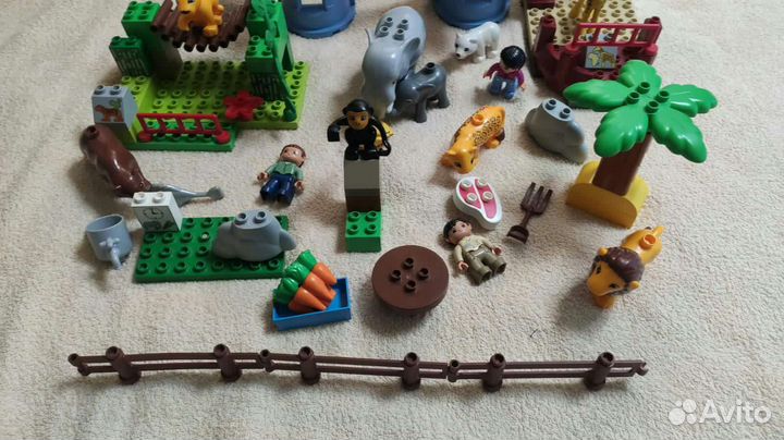 Лего дупло зоопарк большой