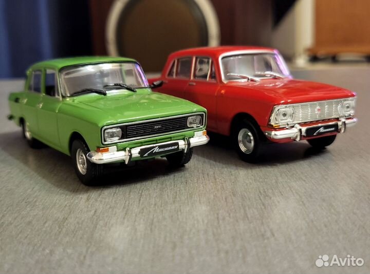 Модели СССР 1:43 Москвич, Жигули