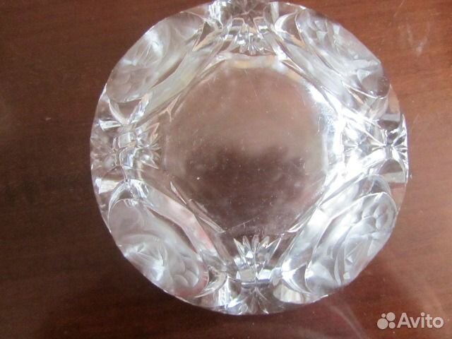 Пепельница толстое стекло СССР