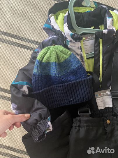 Комплект зимний штаны и куртка 104-110
