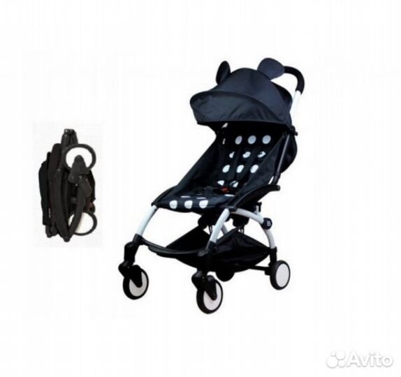 Коляска Baby time в двойном цвете. Пушкин