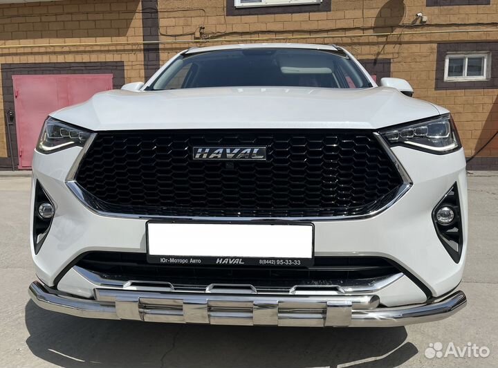 Haval F7, F7X 2019 Защита переднего бампера