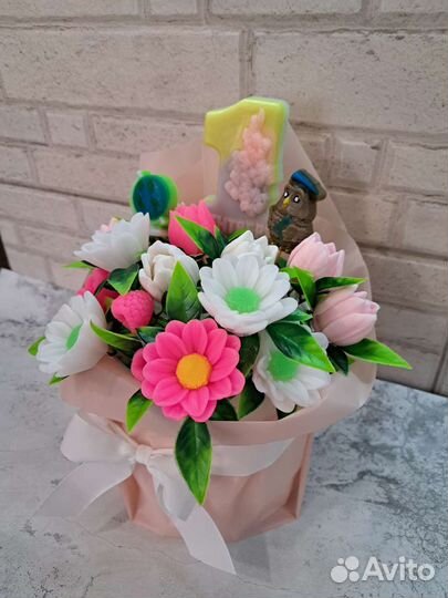 Мыло ручной работы букет