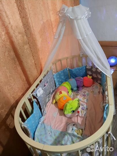 Детская кроватка трансформер 7 в 1