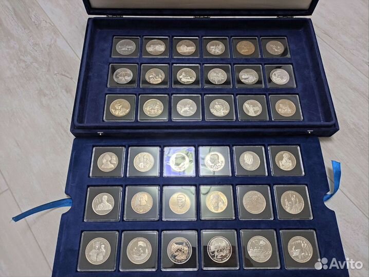 Полный набор монет Молодая Россия.Пруф