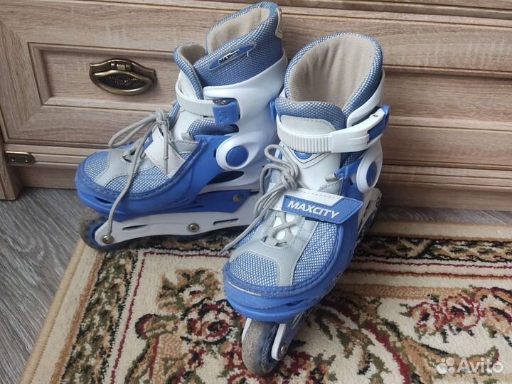 Роликовые коньки детские раздвижные