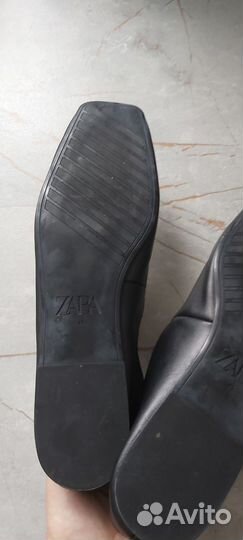 Балетки zara 41 натуральная кожа новые